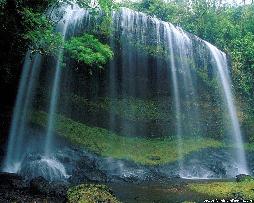 パラオ, 自然背景, 滝, 壁紙