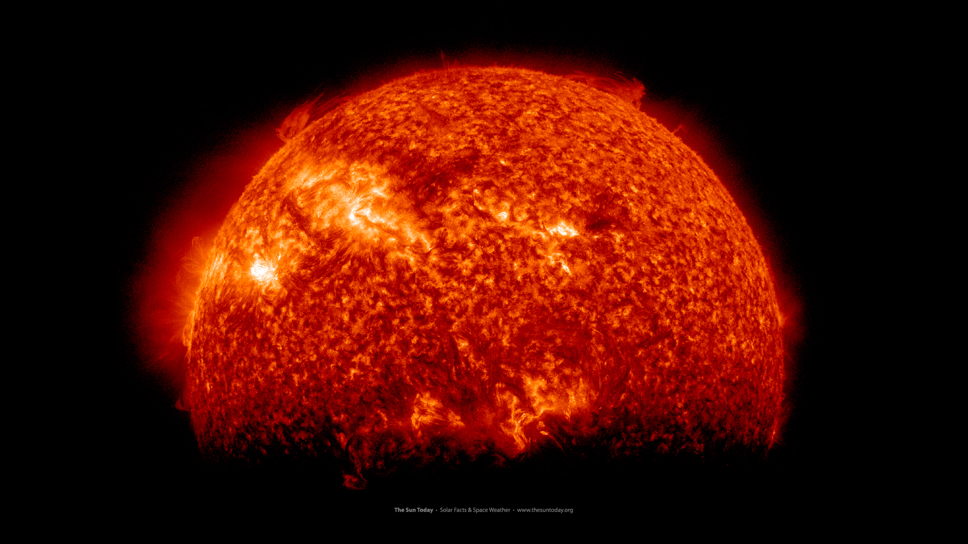 ソーラー壁紙, 今日の太陽, C.Alex Young PhD, 科学