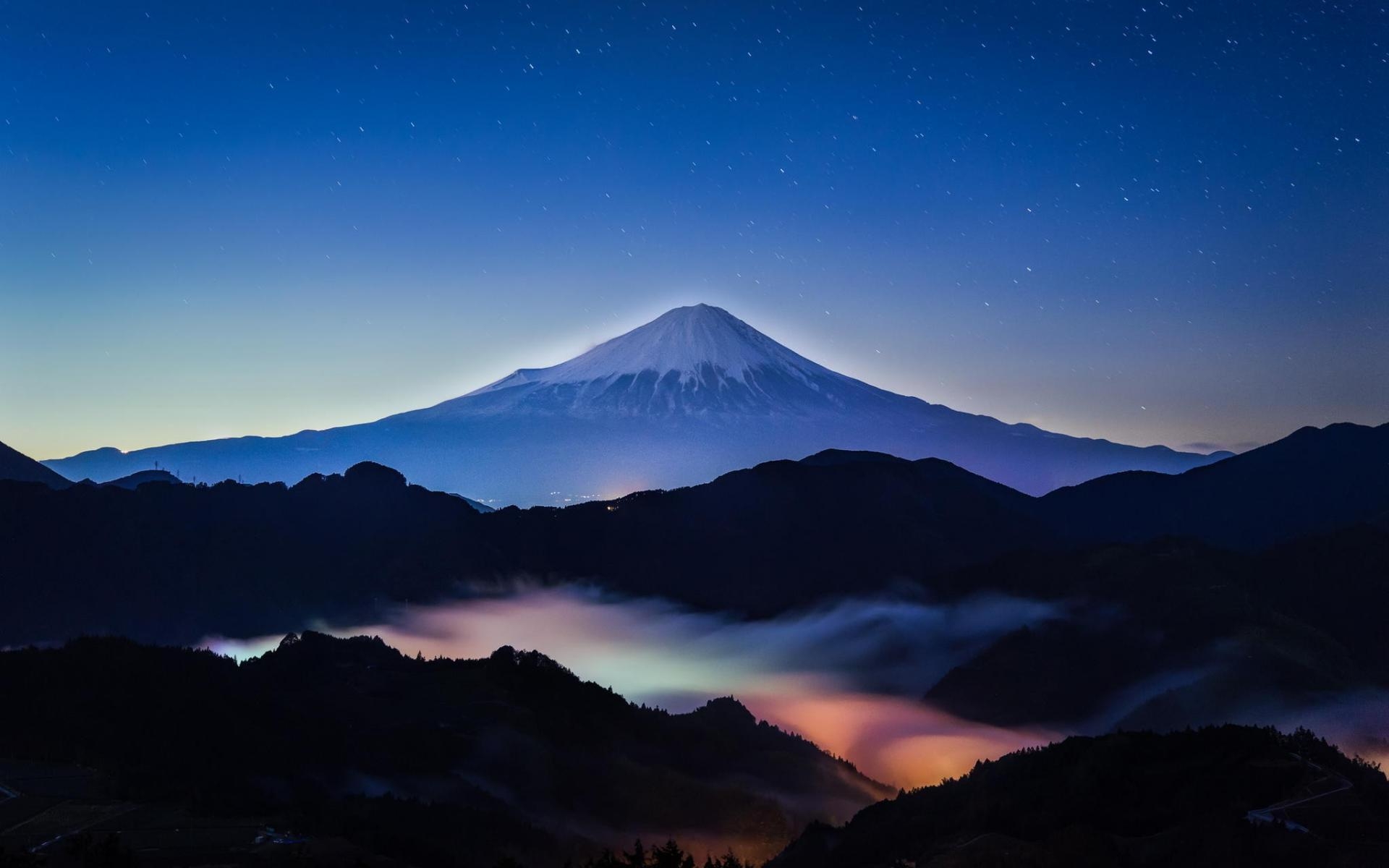 富士山, 壁紙, 17x1367, 景観