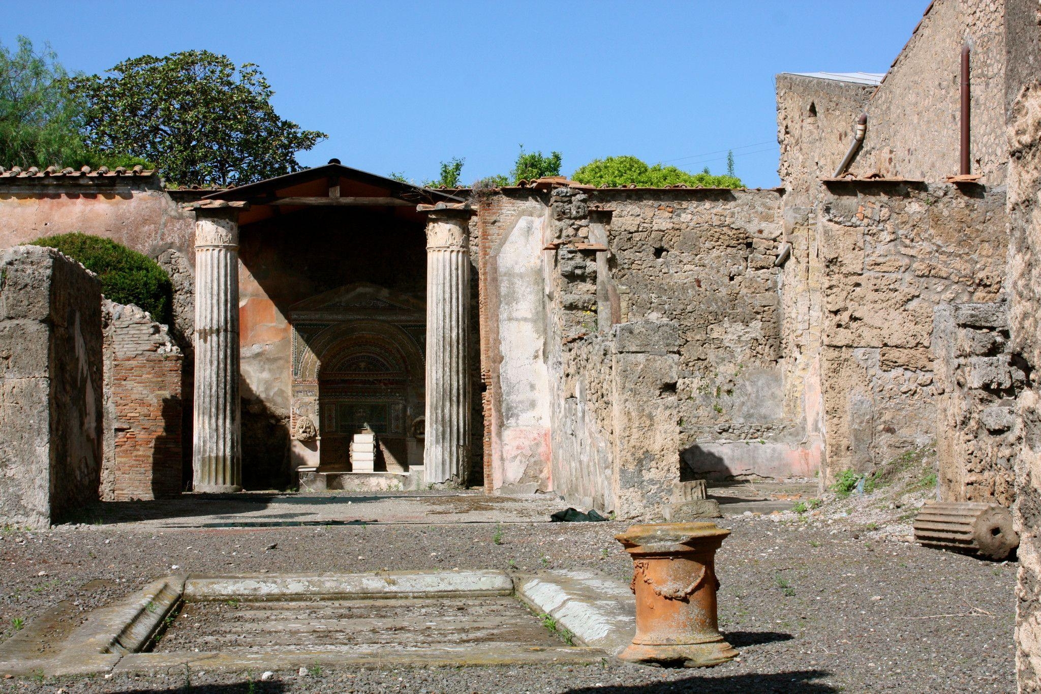 ポンペイ, 古代邸宅, イタリア壁紙, 画像
