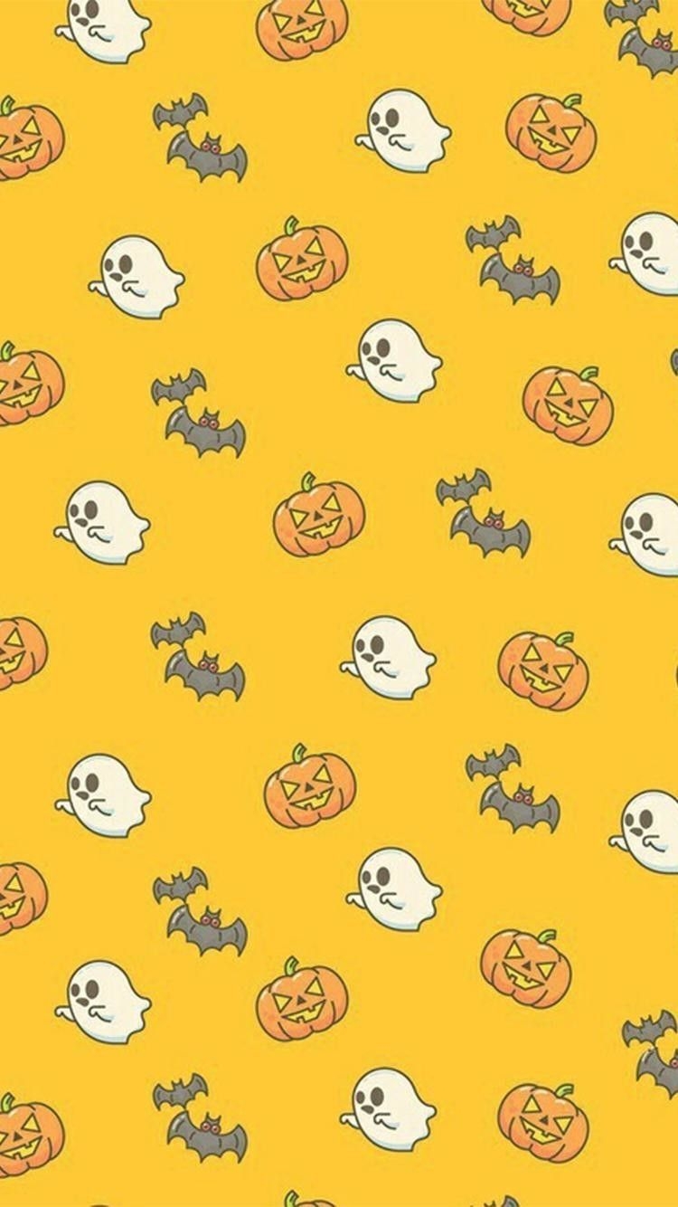 かわいいiPhone壁紙、無料、ハロウィン、背景