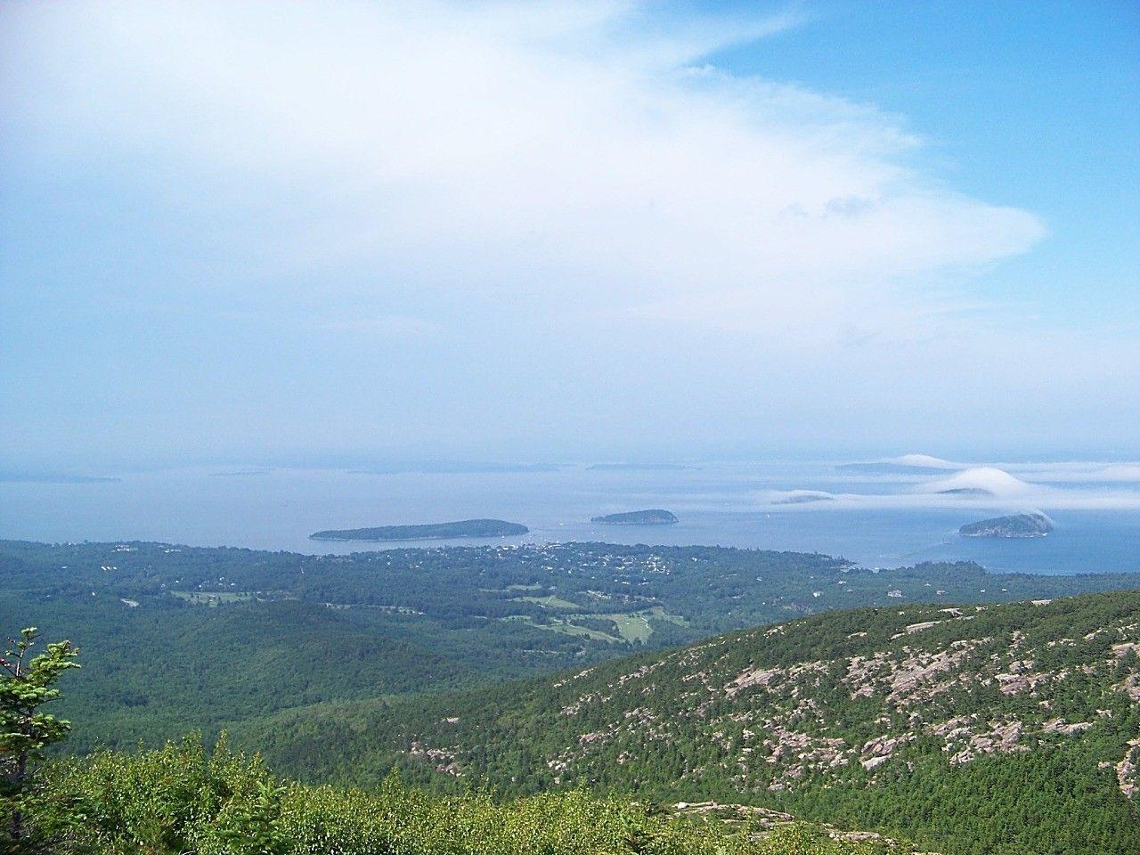 カデラック, 壁紙, メイン州, 山