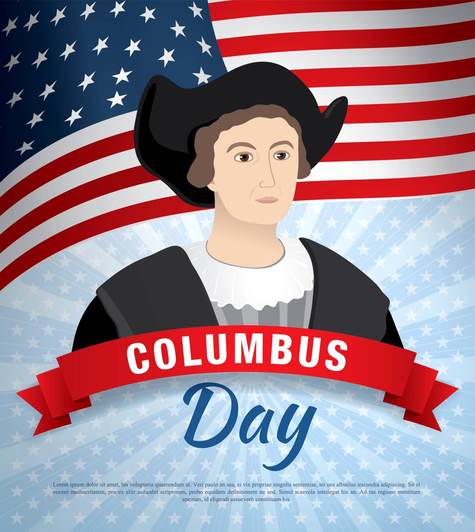 クリストファー・コロンブス, Columbus Day, 画像, クリップアート