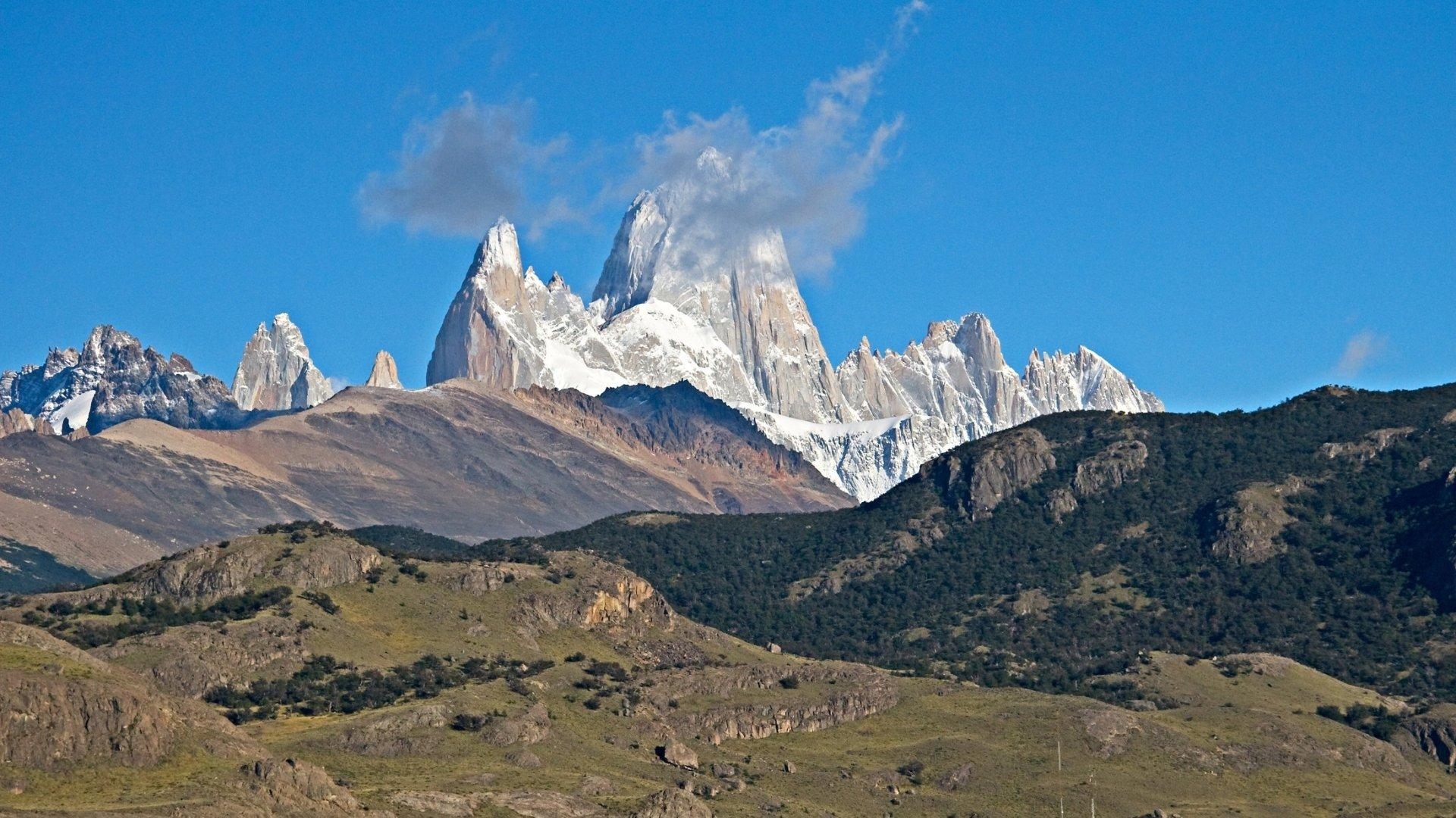 フィッツロイ山, HD壁紙, 自然, アルゼンチン, 壮大な景観