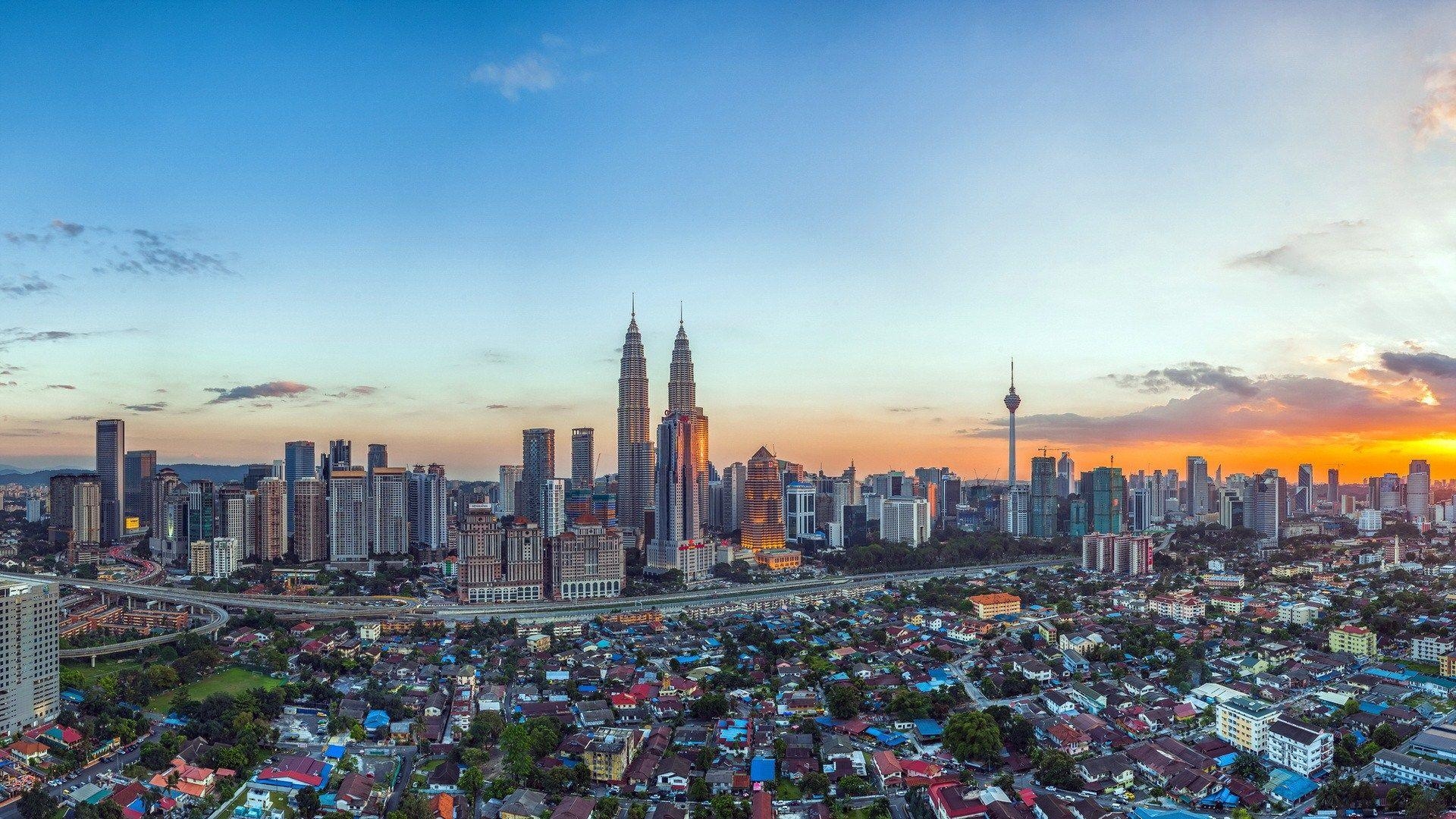 クアラルンプール, マレーシア旅行, 都市風景, 夜景