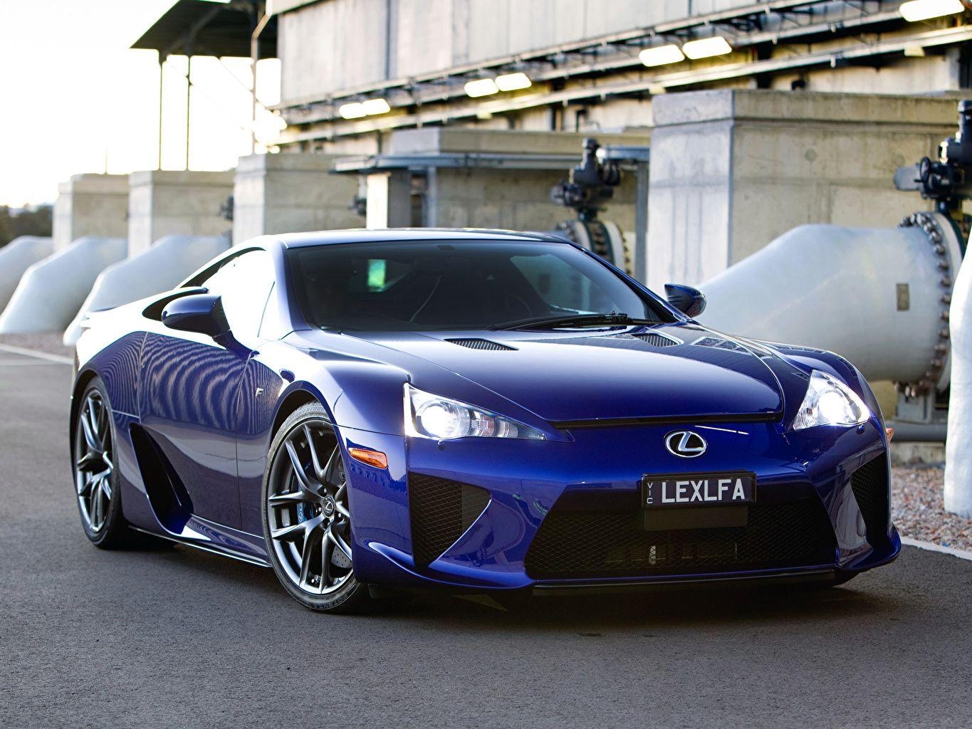 レクサスLFA, オーストラリア仕様, 青前面, 車