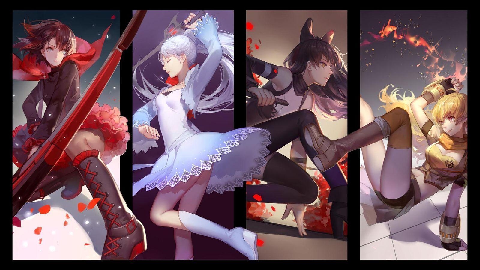 RWBY 壁紙, 1366x768, アニメ画像, 高画質