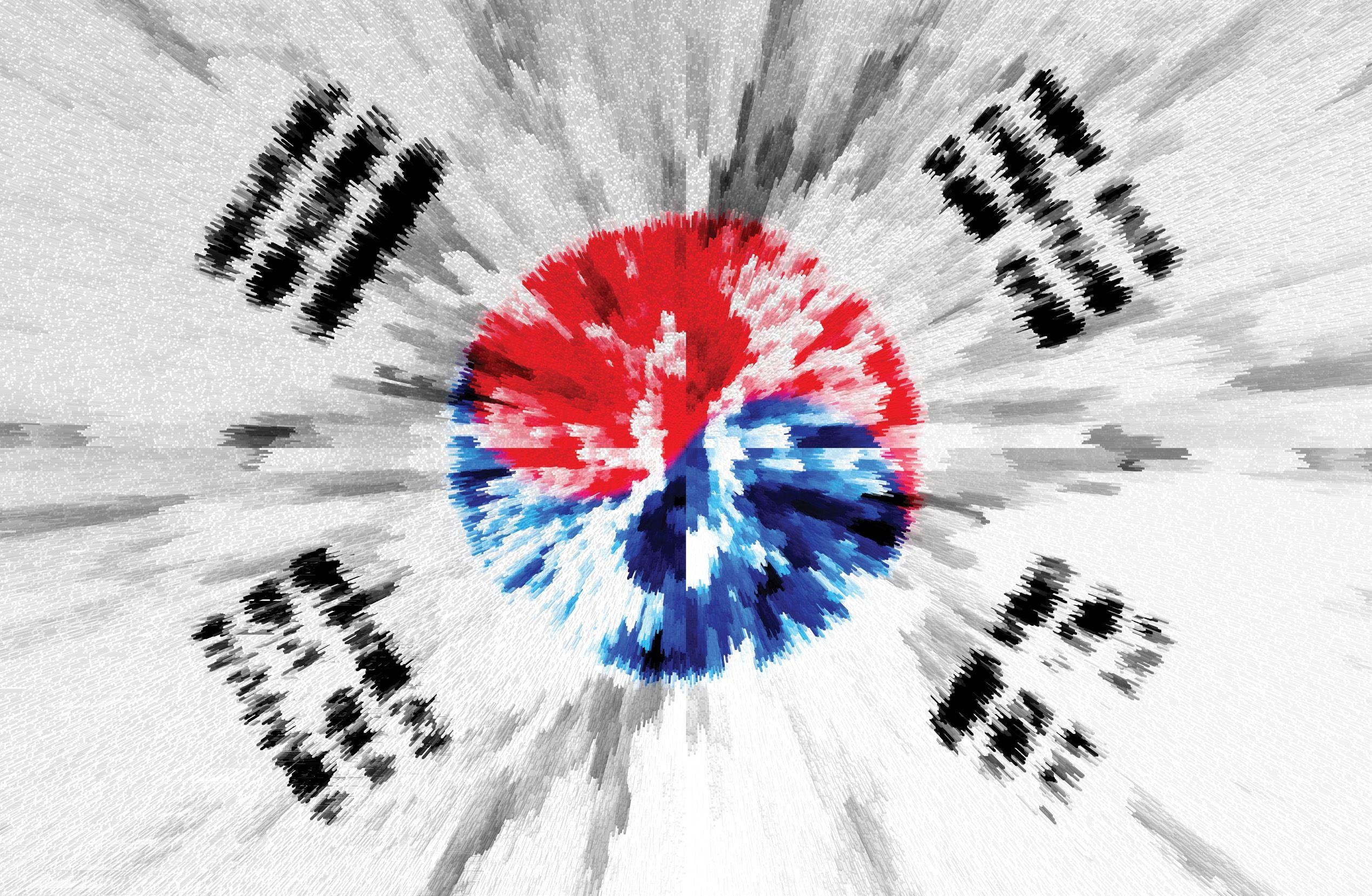 南韓国旗, HD, 壁紙, 国旗