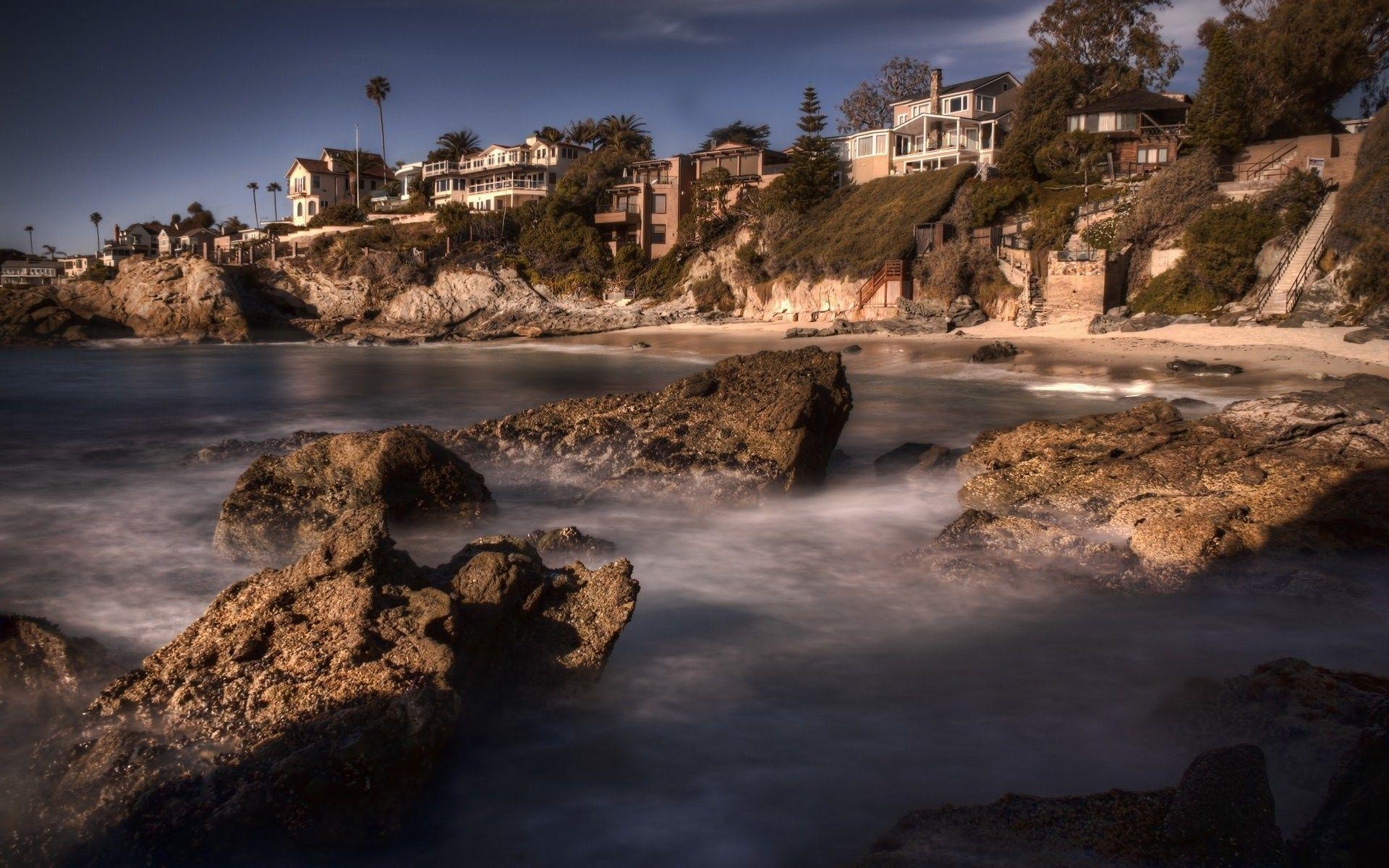 カリフォルニアビーチ, 壁紙, 海, 風景