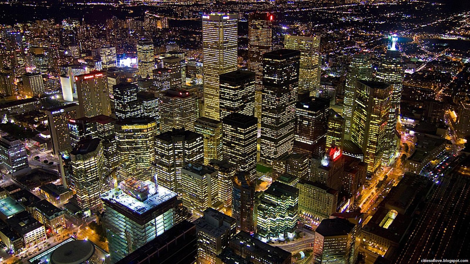 トロント市, 輝く街, 金融街, カナダ夜景