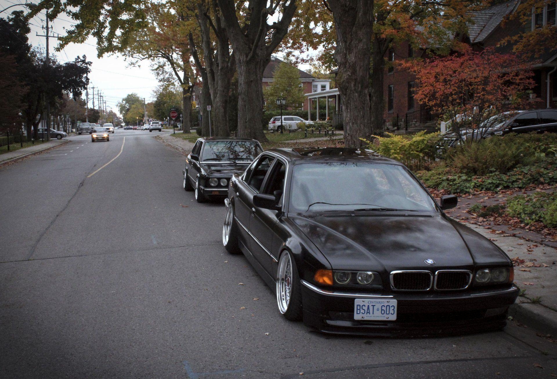 BMW E38, E28, チューニング, アウトム背景