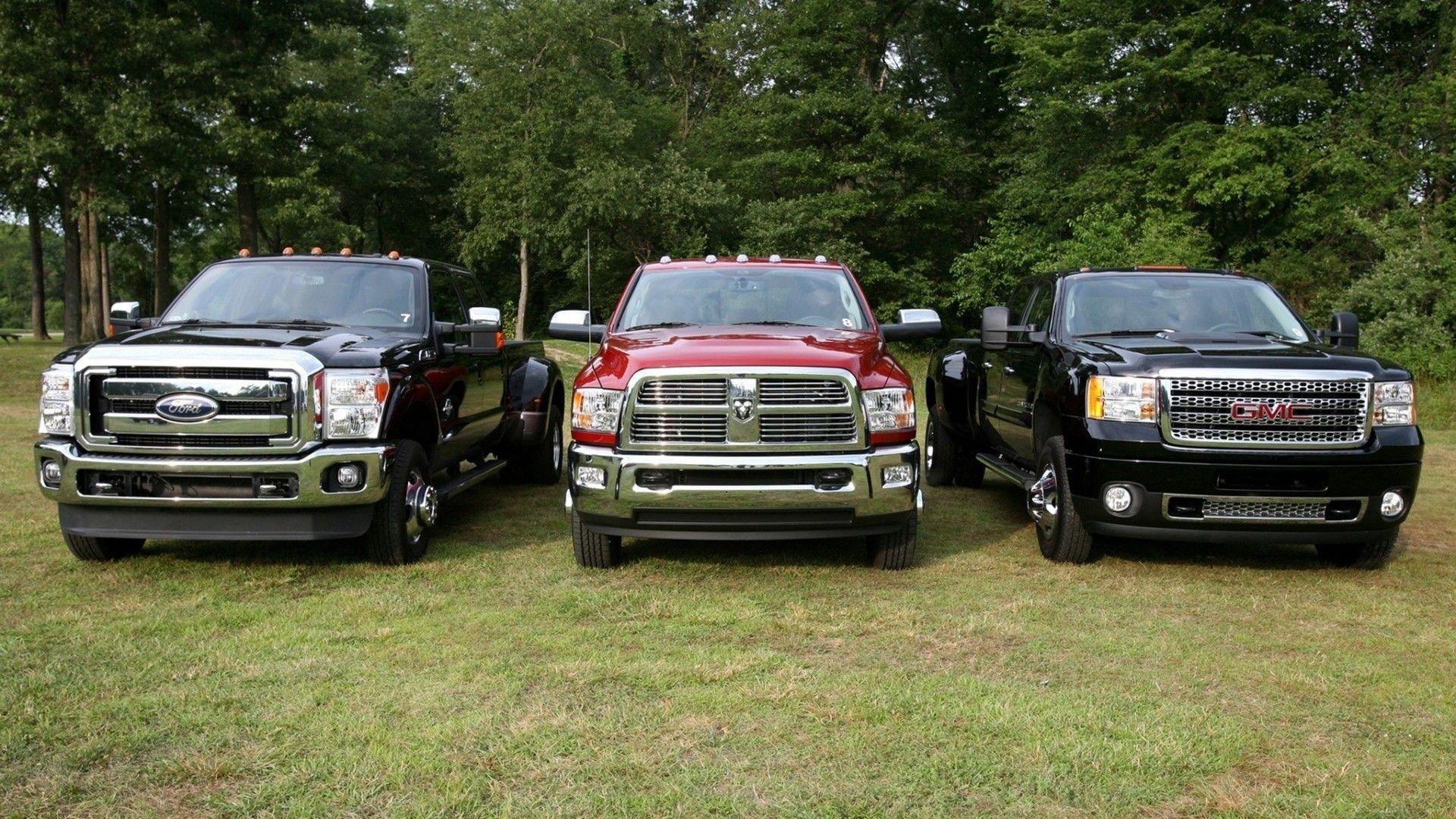 フォード, GMC, Dodge Ram, ピックアップトラック, 壁紙