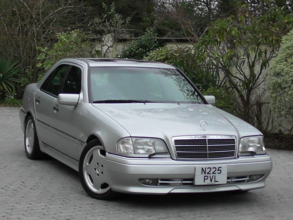 シルバーメルセデス, C36 AMG, 革シート, プレミアム