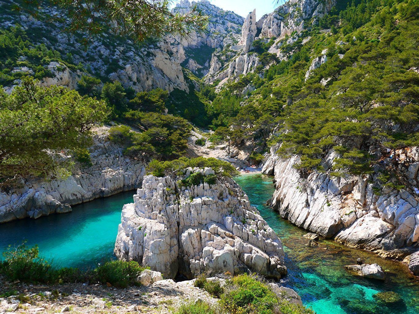 自然, マルセイユ写真, フランスの山々, 河川と景観