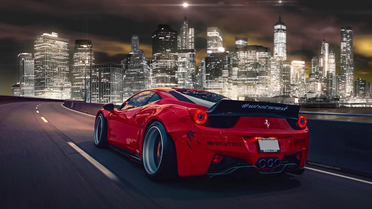 フェラーリ458スパイダー, アニメーション壁紙, 動感, ユニークな演出