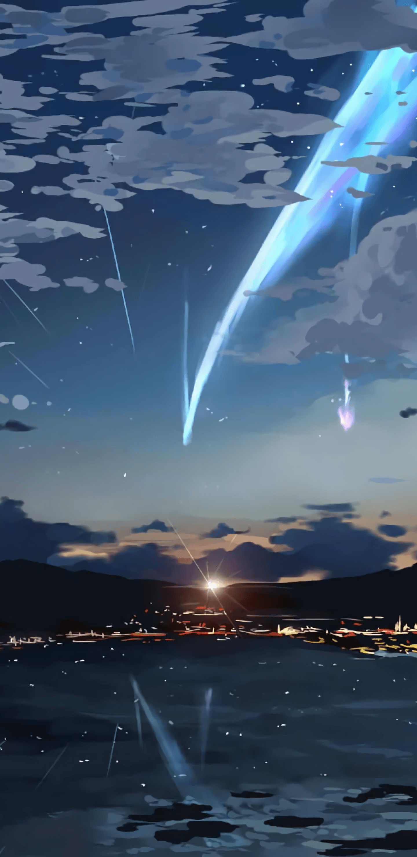 君の名は, 空, 星, 1440x2960