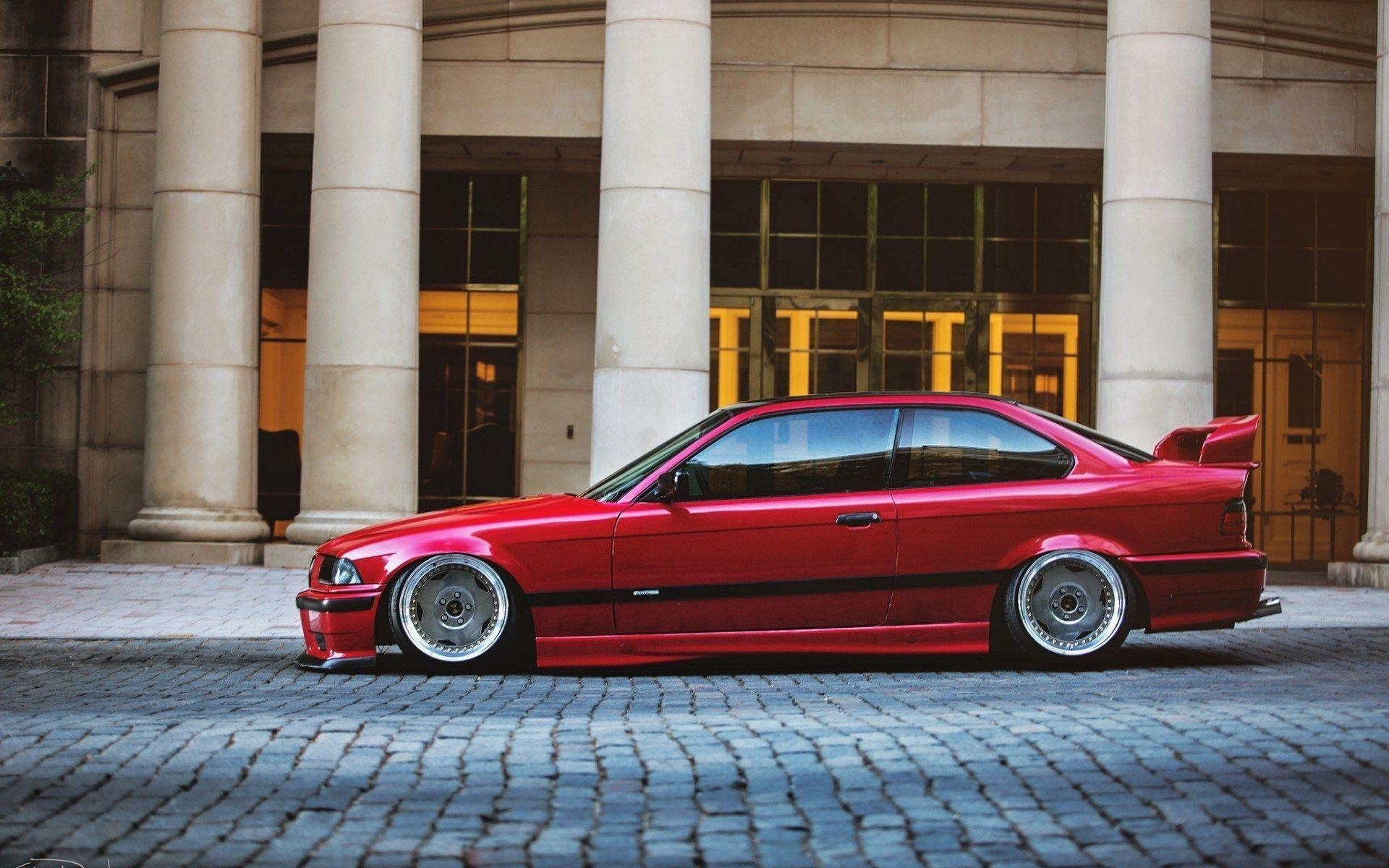 BMW M3 E36, 低乗り, 舗装道路, HD壁紙