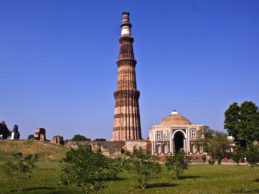 クトゥブ・ミナール, ニューデリー, インド壁紙, 建築遺産