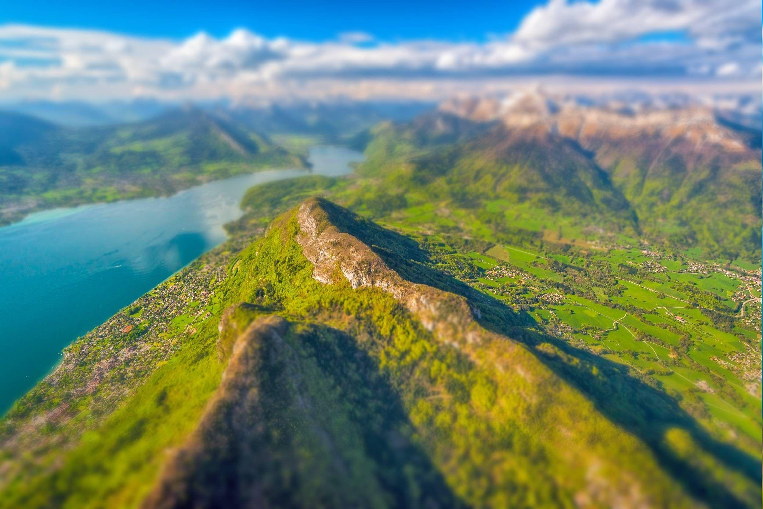 自然風景, ティルトシフト, 川, 丘, ルワンダ