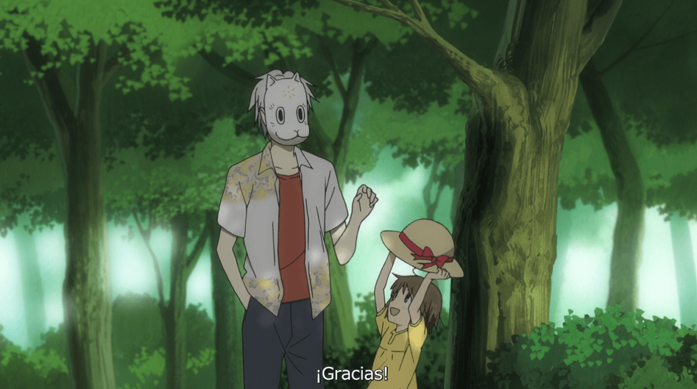 竹川蛍, 光に進む, アニメシーン, 森の中