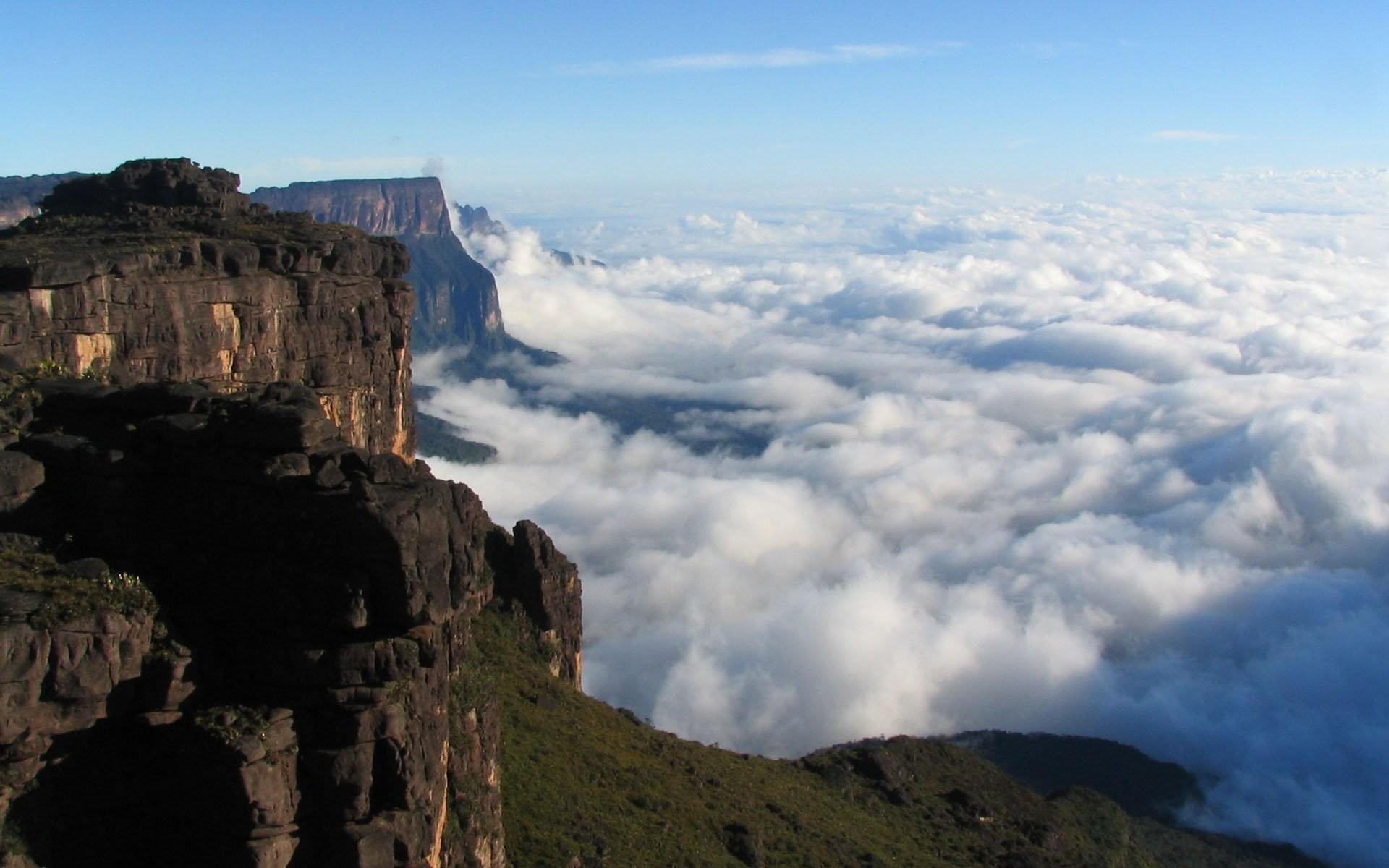 ベネズエラ壁紙、ロライマ山、自然、風景