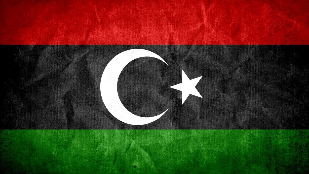 リビア国旗, グランジフラッグ, national libya wallpaper, 1080p