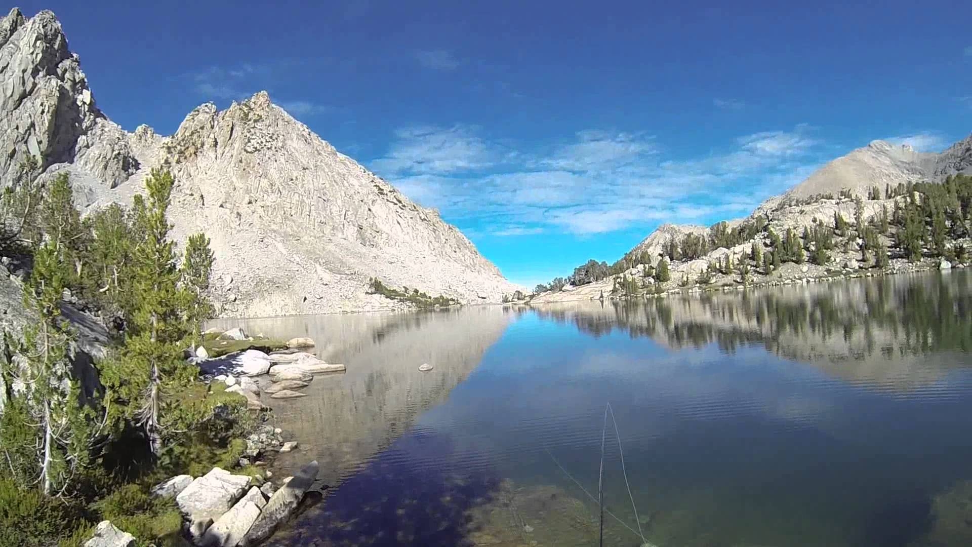 キングスキャニオン国立公園, Kearsarge Lake, トラウト釣り, 自然, 風景