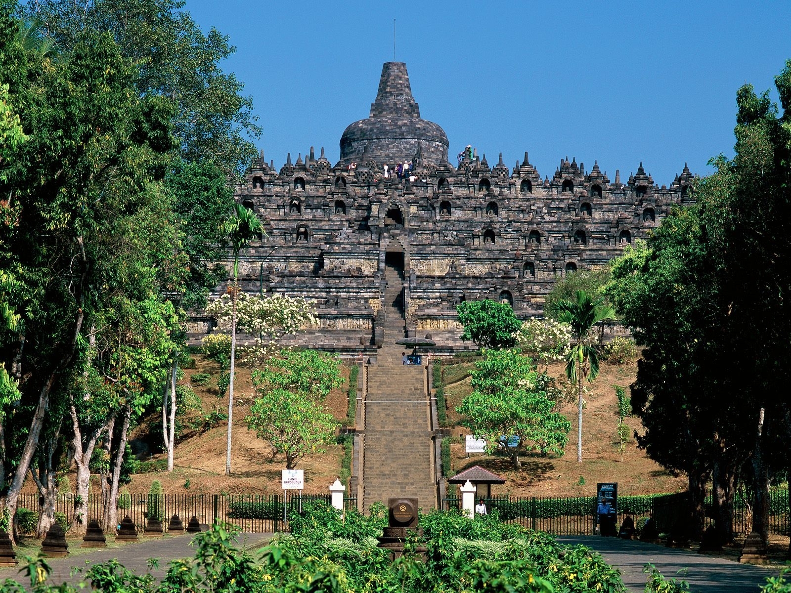 ボロブドゥール寺院, インドネシア, 観光写真, 壁紙