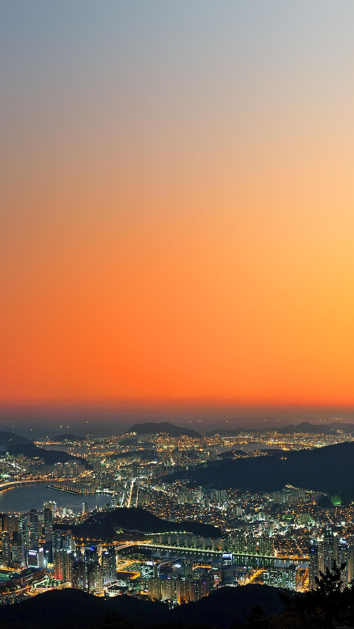 釜山トラベル, iPhone壁紙, 夜景, 街並み