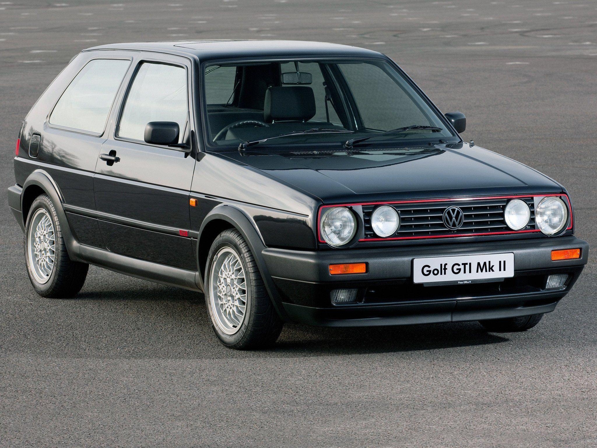 フォルクスワーゲン ゴルフGTI, MK2 3ドア, UKスペック, 壁紙x1536