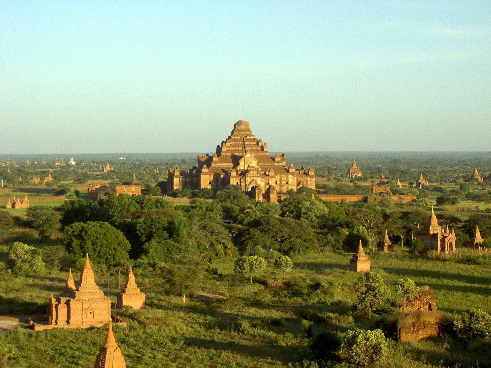 バガン風景、ミャンマー、壁紙カルト、観光