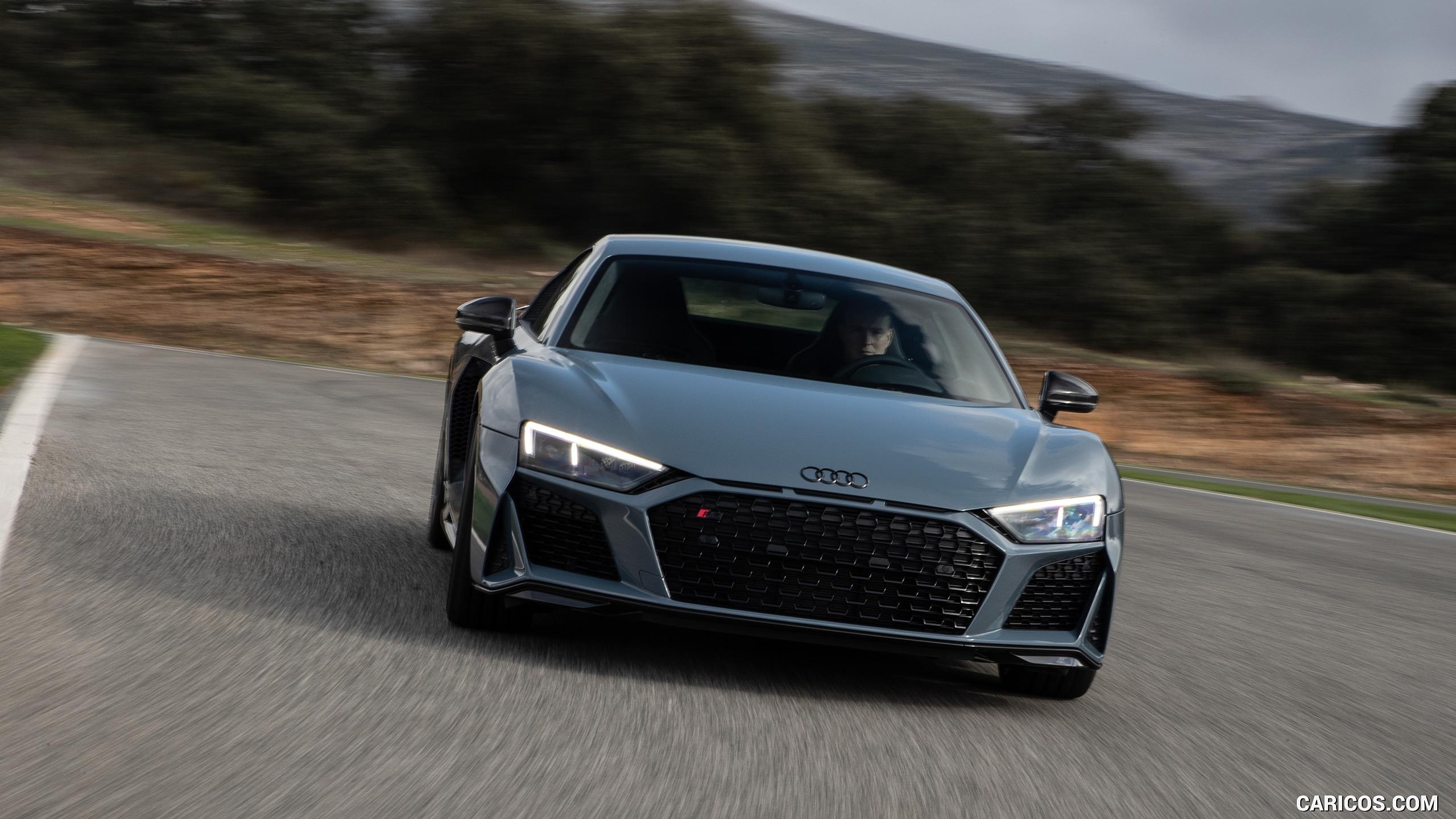 audi r8 v10, ケモラグレー, メタリック, HD