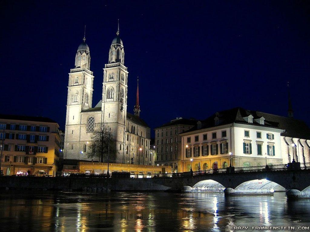 チューリッヒ壁紙、都市、旅行、スイス風景