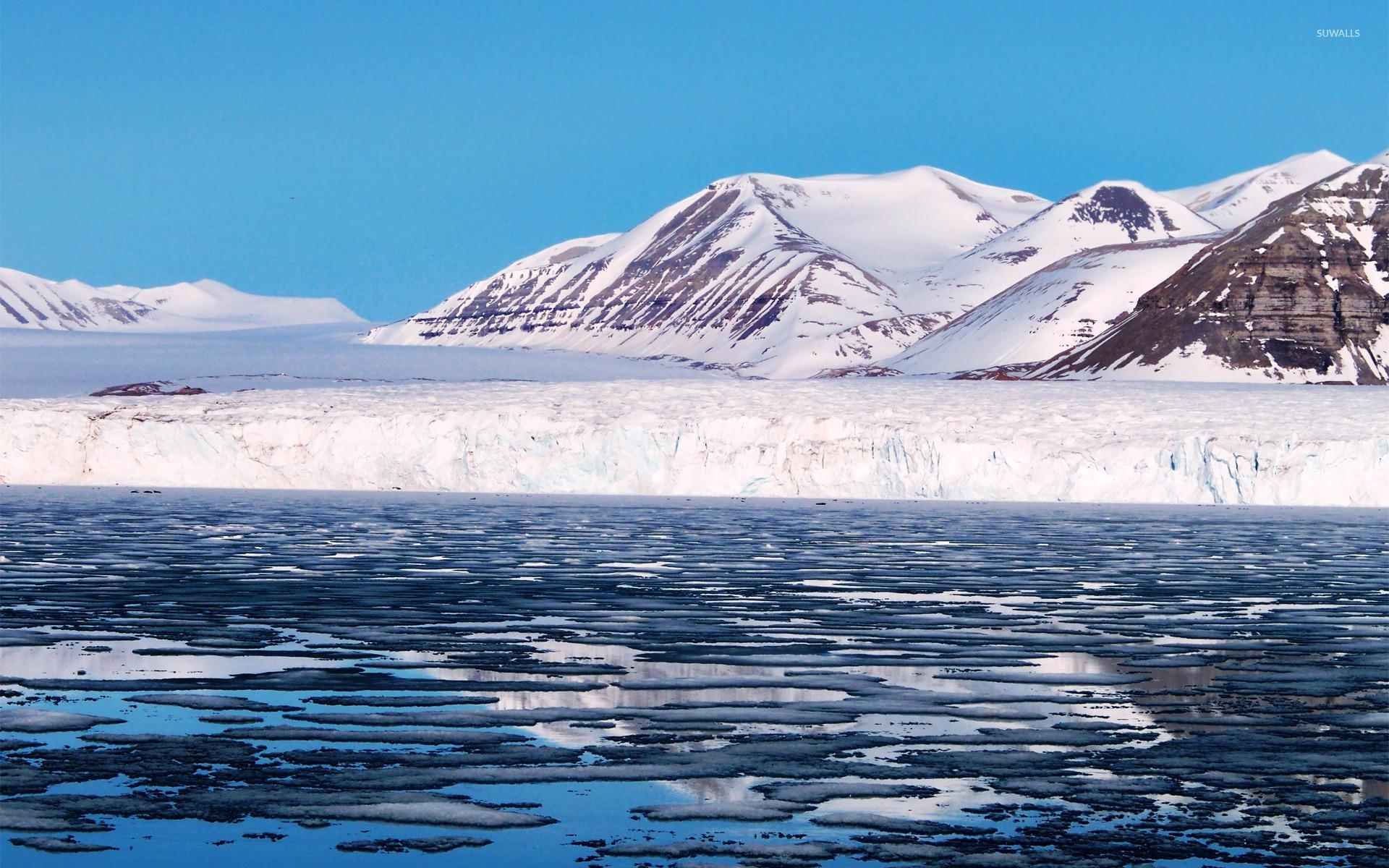 スヴァールバル, 風景壁紙, ノルウェーの美, 氷河