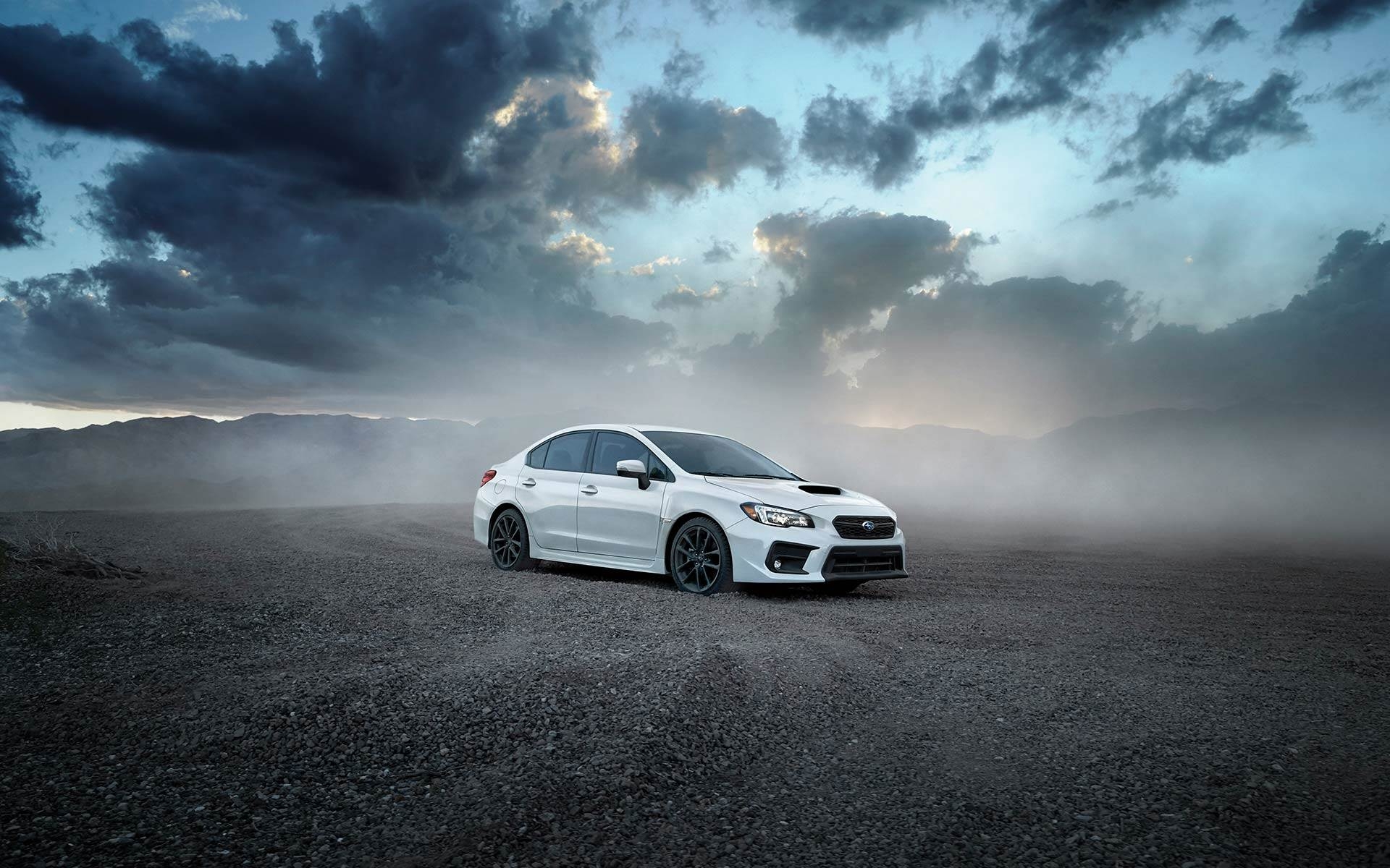 スバルWRX STI, 白色, 4K HD壁紙, 2018 2019